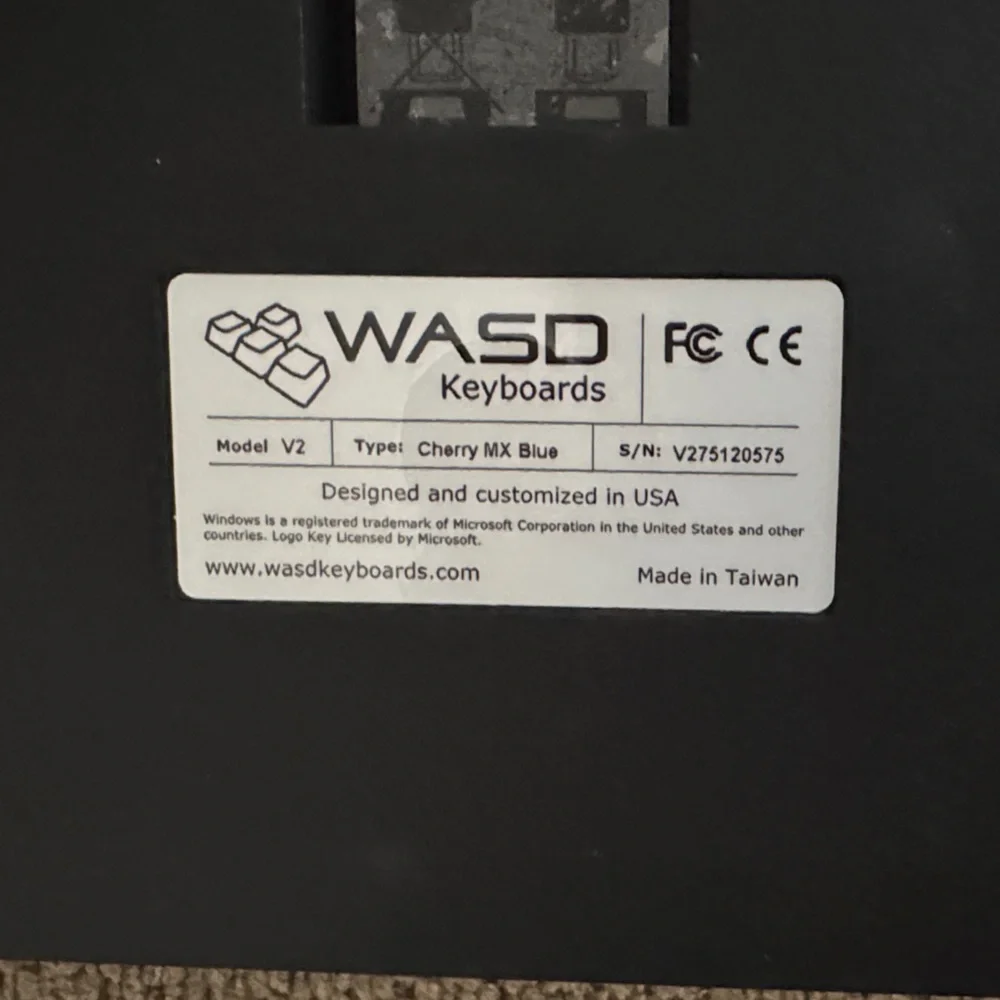 WASD Black Keyboard